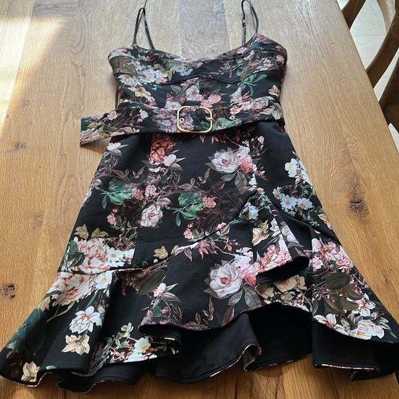 NICHOLAS Arielle Floral Ruffle Mini Dress - Picture 8 of 13